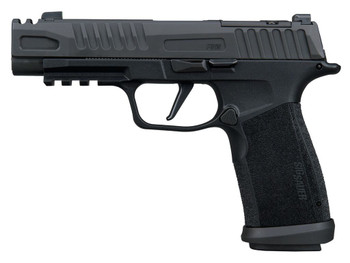 Sig Sauer 365XF9COMP10 P365 Fuse COMP 9mm Luger 10+1 3.70" Black Barrel, Black Nitron Stainless Steel Integrated Compensator/Optic Ready/Serrated Slide, Black Stainless Steel Frame w/Beavertail & Pica