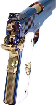 1911 45ACP 8RD ULTRAMARINE PVDIVER JOHNSON EAGLE ULTRAMARINE 