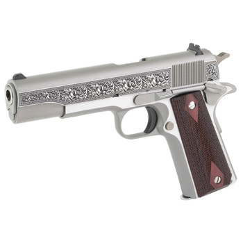 COLT 1911C GOVT 38SUP 5" STS ENGRAVD
