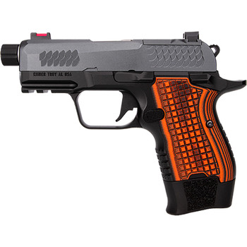 Kimber CDS9 Pistol 9 mm Black Slide / Grey Frame 13 rd. Orange Grips