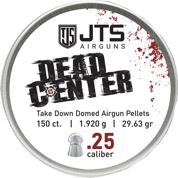 DOMED 29.63 GR 150CTJTS PELLETS DEAD CENTER 25 CAL 