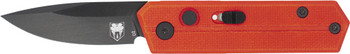 RED/BLACK D2 BLADE SD BUTTONCOBRATEC STINGER FOLDER 1.9" 