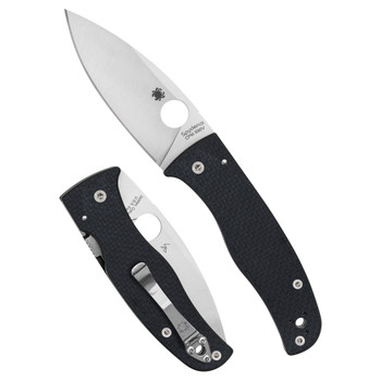 SPYDERCO BODACIOUS CF 3.63" BLK/SLV