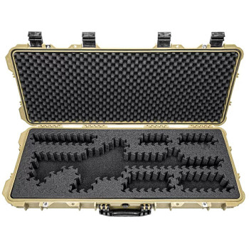 38'' HARD RIFLE CASE W/ RAGAR FOAM INSERT TAN