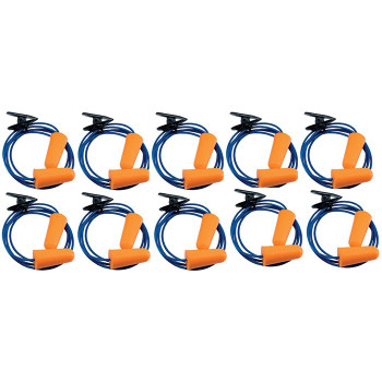 RANGE EAR PLUGS 31DB NRR 10-PACK BLUE/ORANGE