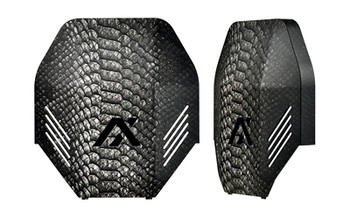 AXIL MX PLATE 1 SET BLACK VENOM