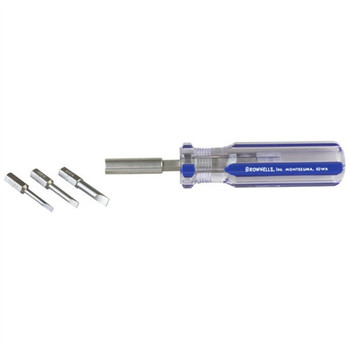 MAGNA-TIP 4 PIECE LE SCREWDRIVER SET WITH CLIP-TIP HANDLE
