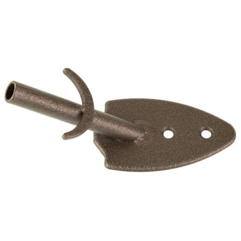 SKULL HOOKER FLUSH WALL MOUNT BRN