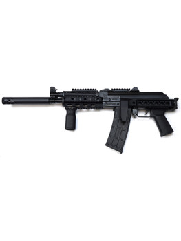 ZPAP85 AK Rifle 5.56x45 |Quad rail | Top rail | MI LWS Stock | Magpul Pistol Grip | Magpul Vertical Grip | Muzzle Extension | rear rail adaptor |30rd Magazine | Black