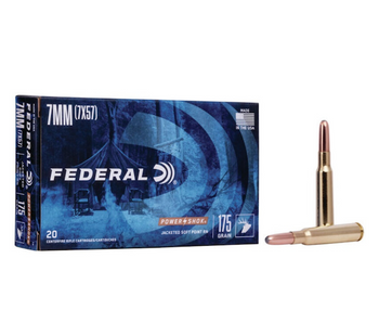 FED 7MM MAUSER 175GR PWR SHK SP 20B