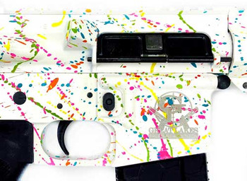 16" S/S BBL WHITE SPLATTERGLFA AR15 SPLATTER 223 WYLDE 