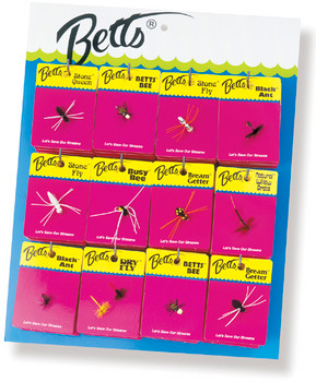 BETTS PANFISH DISPLAY 72 ASSORTED