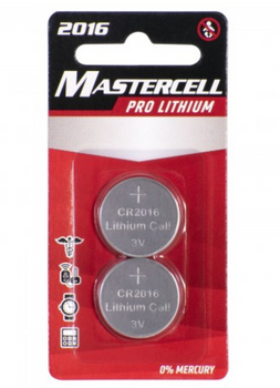 DORCY 2 PACK LITHIUM 2016 COIN CELL