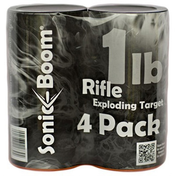 1 POUND EXPLODING RIFLE TARGET 4 PACK