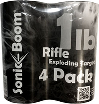 1 POUND EXPLODING RIFLE TARGET 4 PACK