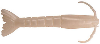 BERK GULP SW 3" SHRIMP 1/2 PINT WHT