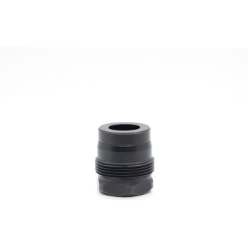 MINI MUZZLE BRAKE 0.475 14X1 LH THRD FACEMOUNT SHOULDER BLK