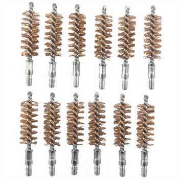 44-45 CALIBER DOUBLE-TUFF BRONZE PISTOL BRUSH 12 PACK