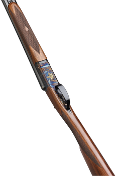 F.A.I.R. FRISII2028 Iside II 20 Gauge Break Open 2rd 28" Side By Side Barrel, Color Case Hardened w/Engraving, English Style Walnut w/Straight Grip Stock, Technichoke XP50 Choke System                