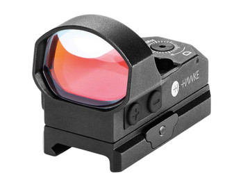 Hawke Sport Optics 12145 Reflex Sight Black 1x34mm Illuminated Circle w/Red Dot Reticle Weaver Rail Mount