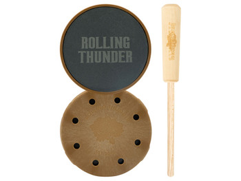 Rolling Thunder Game Call TCP-TDS Thunderdome Pot Calls & Strikers Attracts Turkey Species Hickory/Slate