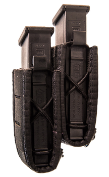 Duty Staggered Double Pistol TACO Pouch U-MOUNT