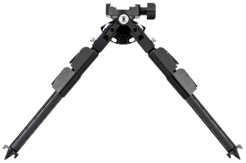 Mdt Sporting Goods Inc 106345BLK CKYE-POD Double Pull Bipod Black Aluminum                                                                                                                              