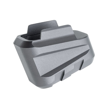 Tyrant CNC TDP320MAGEXGREY  Magazine Extension Fits Sig P320 5rd Grey Aluminum                                                                                                                          