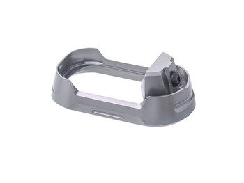 Tyrant CNC TDG17MWG4GREYBLACKSCRE Magwell Fits Glock 17 Gen4 Grey Aluminum
