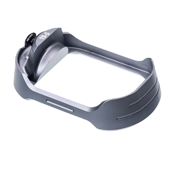 Tyrant CNC TDG19G5MWGREYBLKSCREW  Magwell Fits Glock 19 Gen 5 Grey Aluminum                                                                                                                             