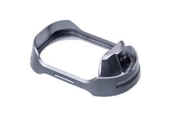 Tyrant CNC TDG17MWG5GREYBLACKSCRE Magwell Fits Glock 17 Gen 5 Grey Aluminum