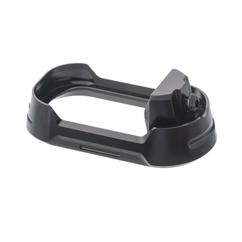 Tyrant CNC TDG19G34MWBLKBLKSRW  Magwell Fits Glock 19 Gen 3-4 Black 7000 Series Aluminum                                                                                                                