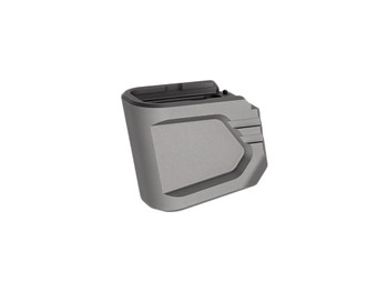 Tyrant CNC TDG48MAGEXG Magazine Extension Fits Glock 43x/48 Gray Aerospace Grade Aluminum