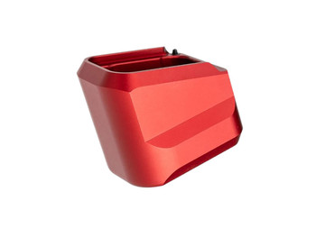 Tyrant CNC TDVP9MAGEXRED Magazine Extension Fits H&K VP9/VP40/VP30 5rd Red Aluminum