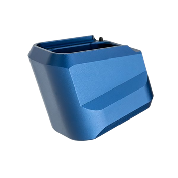 Tyrant CNC TDVP9MAGEXBLUE Magazine Extension  Fits H&K VP9/VP40/VP30 5rd Blue Aluminum                                                                                                                  