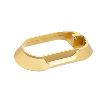 Tyrant CNC TDVP9MWGOLD  Magwell Fits Heckler & Koch VP9/VP40 Gold Aluminum                                                                                                                              