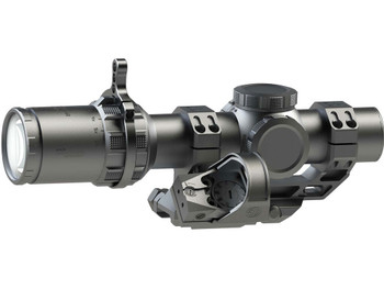Sig Sauer Electro-Optics SOTMC61000-R1 Tango-MSR Compact Black 1-6x24mm, 30mm Tube Illuminated BDC6 Reticle, Romeo1 3MOA Red Dot Reticle w/10 Brightness Settings
