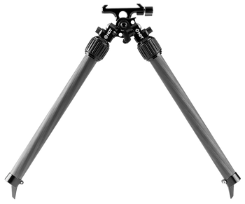 Mdt Sporting Goods Inc 114700BLK Mountain Bipod 2.70-15.80" High Black Carbon Fiber/Aluminum                                                                                                            