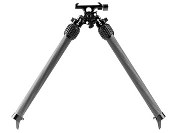 Mdt Sporting Goods Inc 114700BLK Mountain Bipod 2.70-15.80" High Black Carbon Fiber/Aluminum