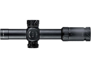 Meprolight USA 901245701 MVO Matte Black Anodized 1-8x28mm 34mm Tube, Illuminated M1 MRAD Etched Green/Red Reticle