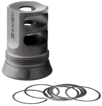 Banish(silencer Central) 100000310878 Muzzle Brake  Banish 30 Gold/46 5/8x24                                                                                                                            