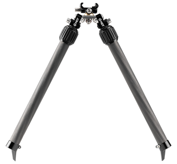 Mdt Sporting Goods Inc 114770BLK BackCountry Bipod 7.50-14.30" High Black Carbon Fiber/Aluminum                                                                                                         