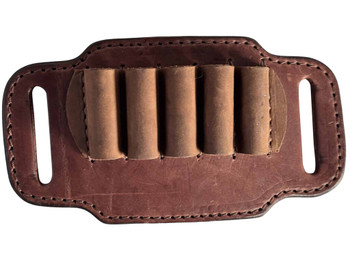 1791 Gunleather HNTABSLRBRWA Ammo Belt Slide Brown Leather 30-06 Springfield