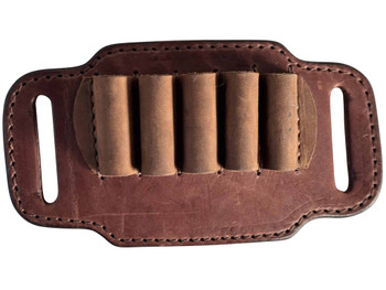 1791 Gunleather HNTABSMRBRWA Ammo Belt Slide Brown Leather