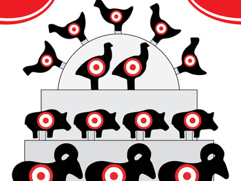 Birchwood Casey BC-35775 Dirty Bird Target Trophy Room 12" x 18" 6 Pack