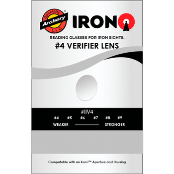 Specialty Iron I Rifle Peep Verifier #4 Silver