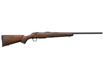 CZ-USA 07729 600+ American Full Size 300 Win Mag 3+1 24" Black Nitride Threaded Barrel, Black Nitride Steel Drilled & Tapped Receiver, Turkish Walnut Fixed Stock