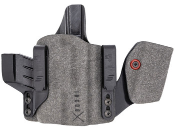 Safariland INCOG0750A0CX261MC Incog X IWB Gray Cordura w/Mag Caddy, Fits Sig P320 Belt Clip Mount, Right Hand
