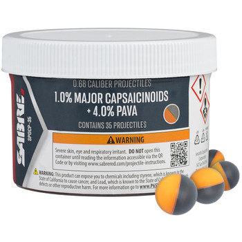 Sabre Red Pepper Projectiles 35ct