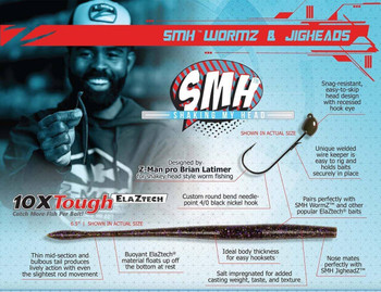 ZMAN SMH WORMZ 6.5" GAMECHANGER 7PK UPC: 810013864939